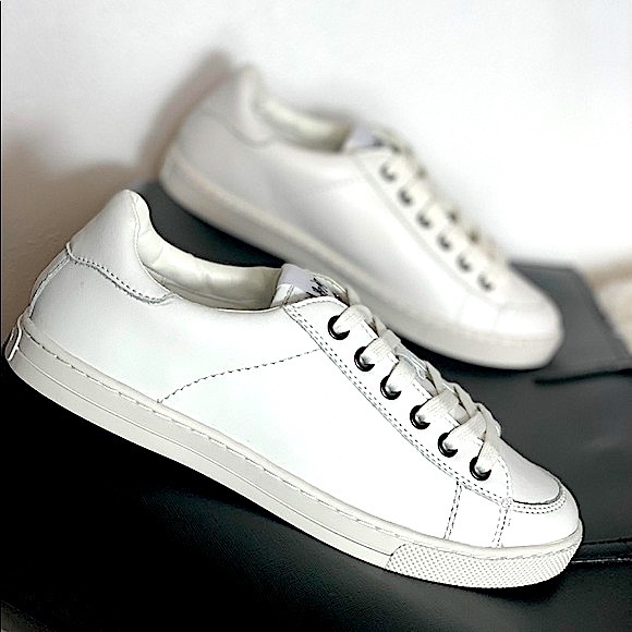 Coach 5⭐️ Rated White Leather Lace Porter Sneaker - Picture 10 of 13